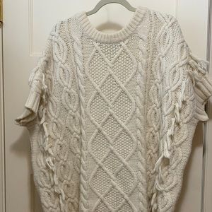 Maison Scotch Cream Short sleeve sweater